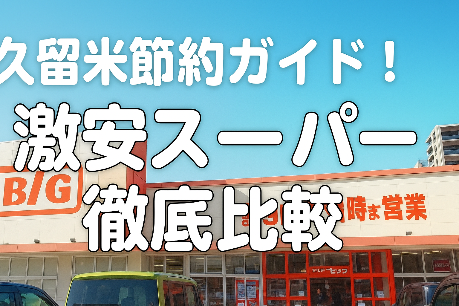 久留米スーパーマーケット激安