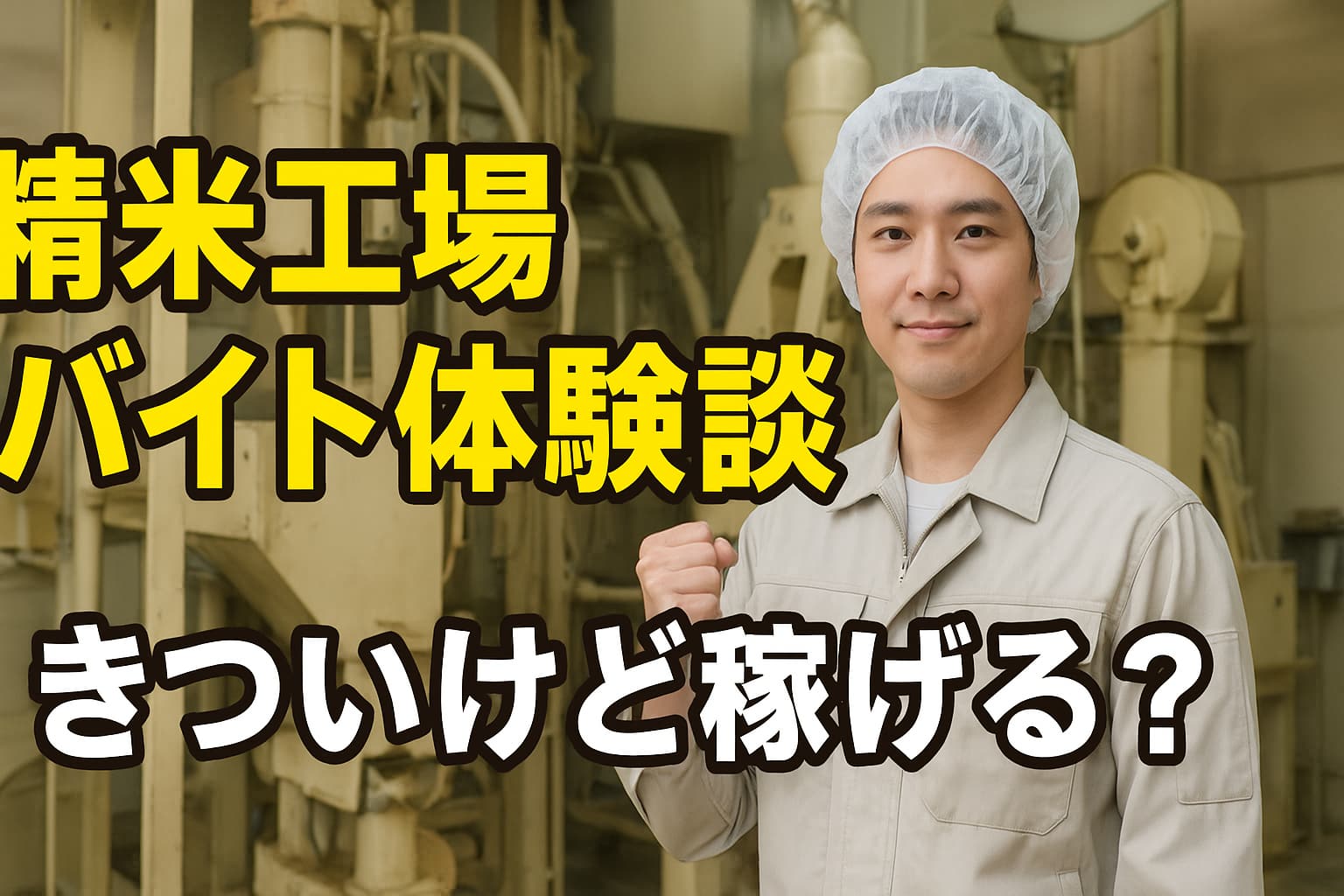 精米工場バイトとは