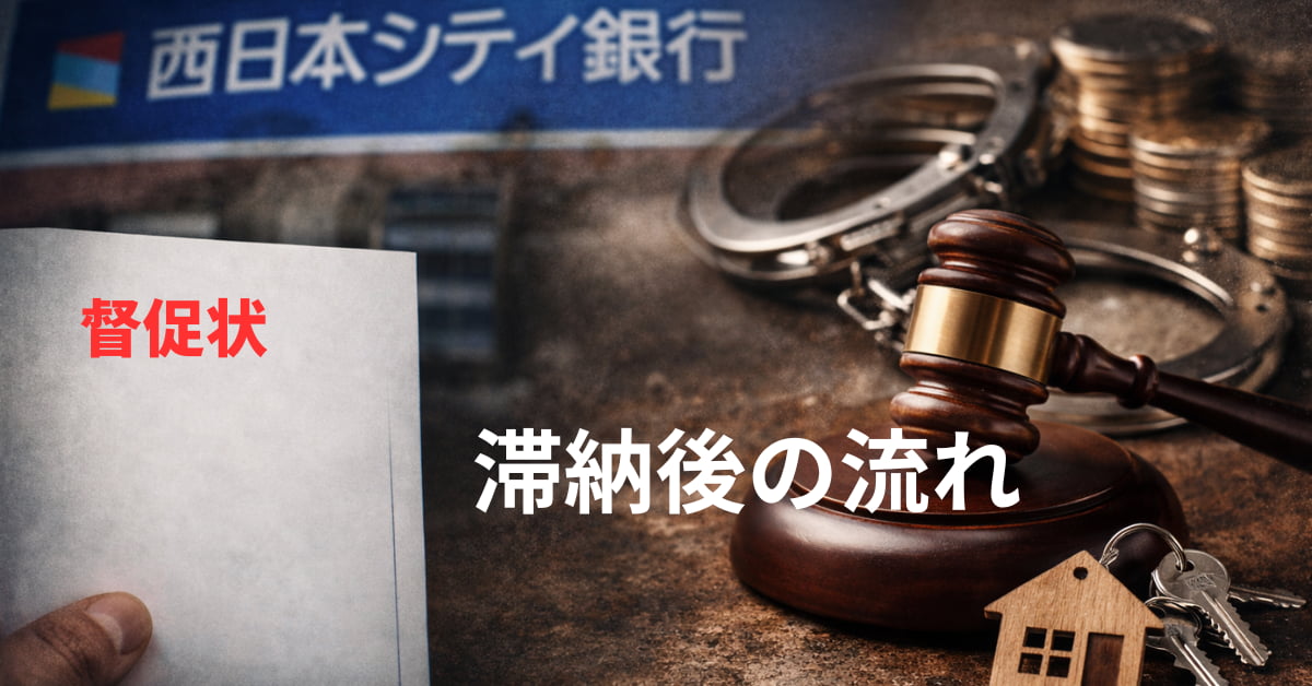 西日本シティ銀行　返済できない　滞納後の流れ