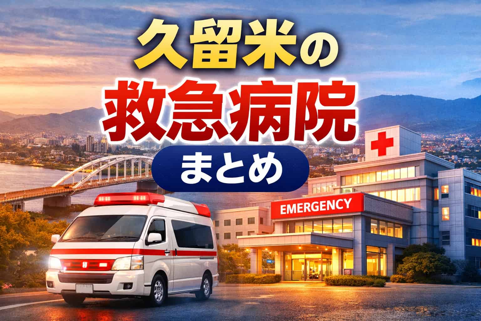 久留米の救急病院まとめ