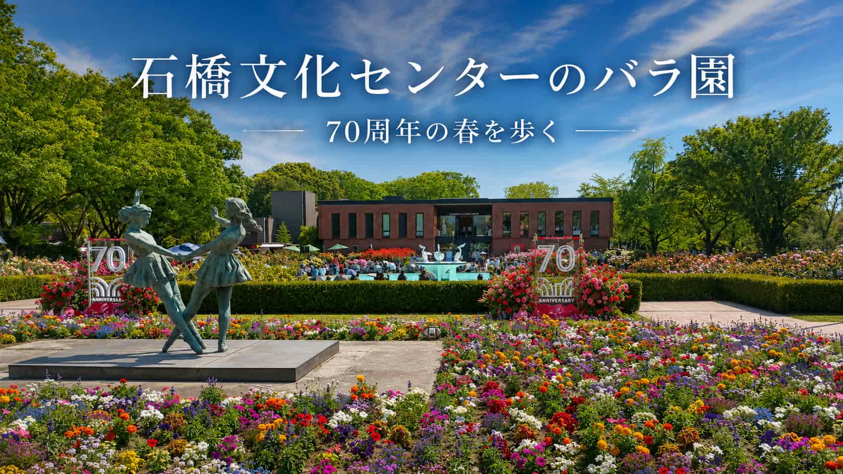 石橋文化センター　バラ園