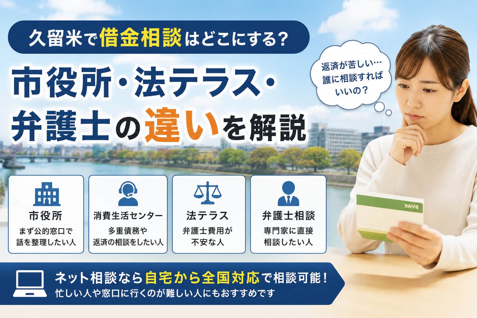 久留米　借金相談　債務整理