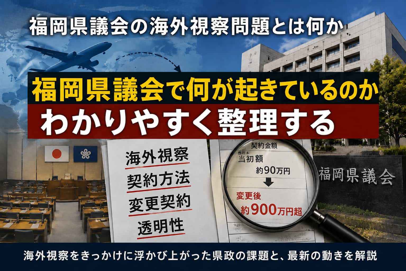 福岡県議会　海外視察問題　わかりやすく　整理