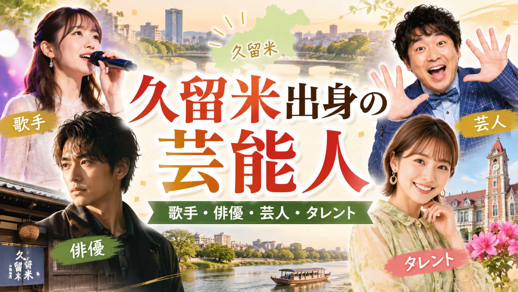 久留米市出身の芸能人一覧