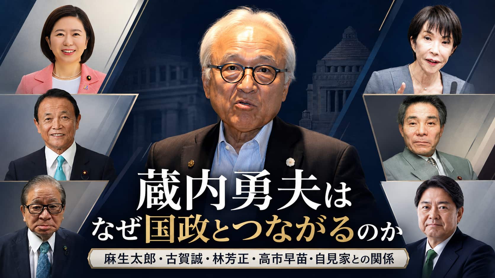 蔵内勇夫と国会議員とのつながり