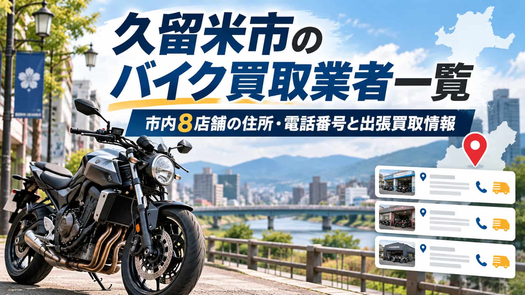 久留米市バイク買取　出張査定